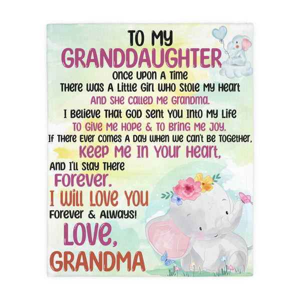 To My Granddaughter - Once Upon A Time Blanket