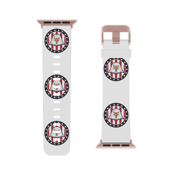 Eagle w/ USA Flag Watch Band for Apple Watch