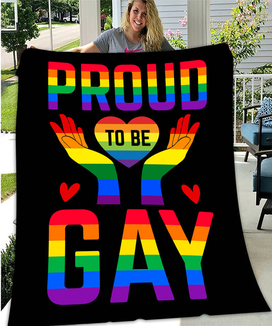 Proud To Be Gay Blanket