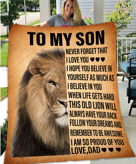 To My Son Blanket