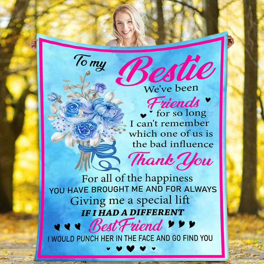 To My Bestie Blanket