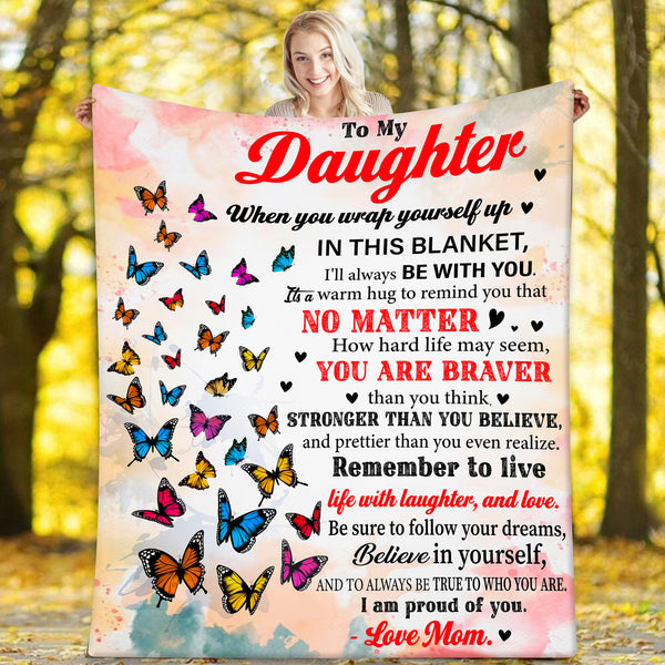 To My Daughter Blanket