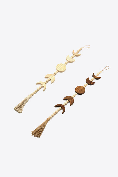 Wooden Tassel Wall Hanging