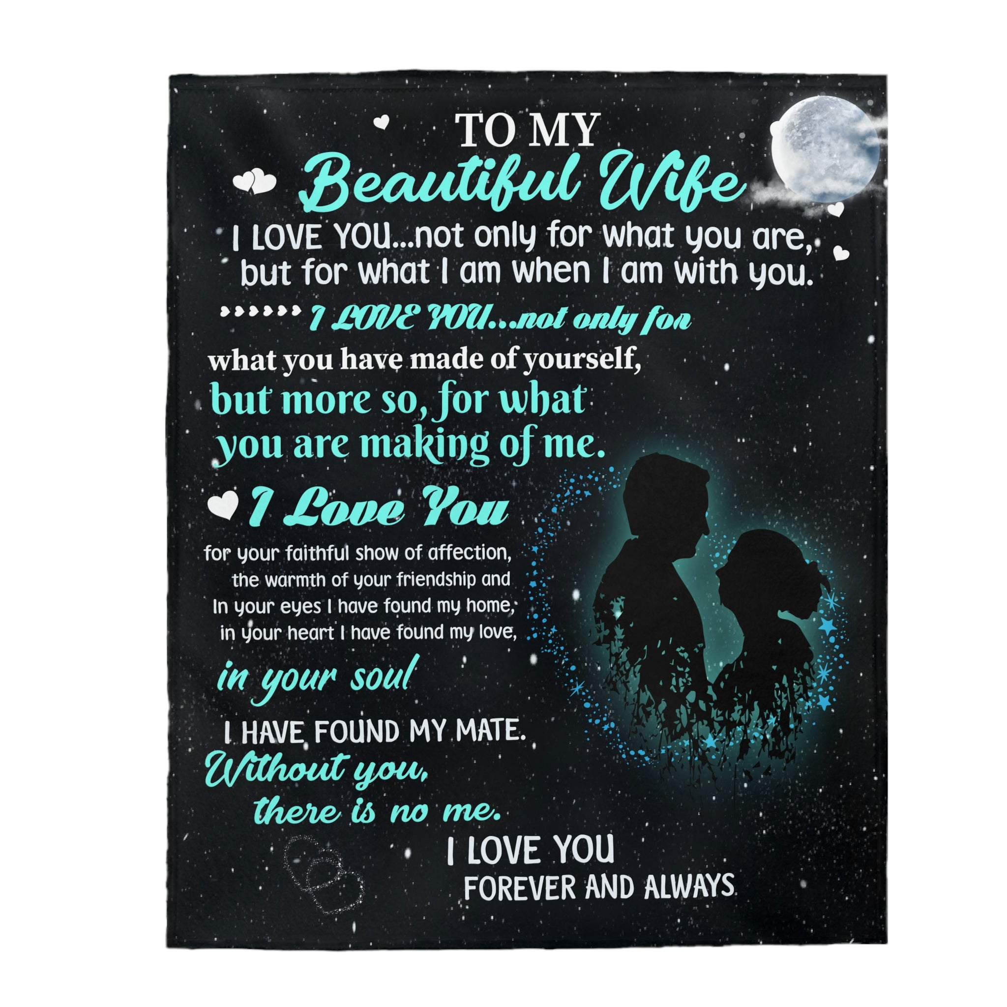 To My Beautiful Wife Blanket