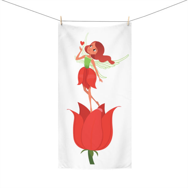 Tulip Fairy Beach Towel