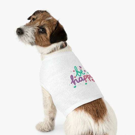 Be Happy Dog Tank Top