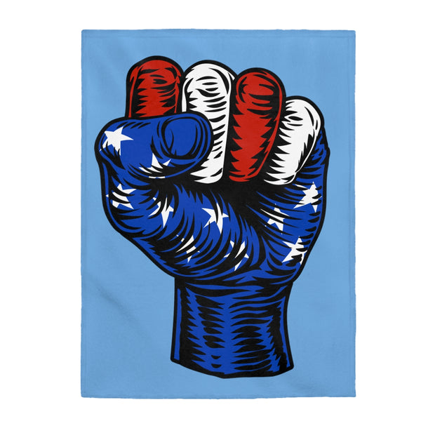 USA Fist Blanket