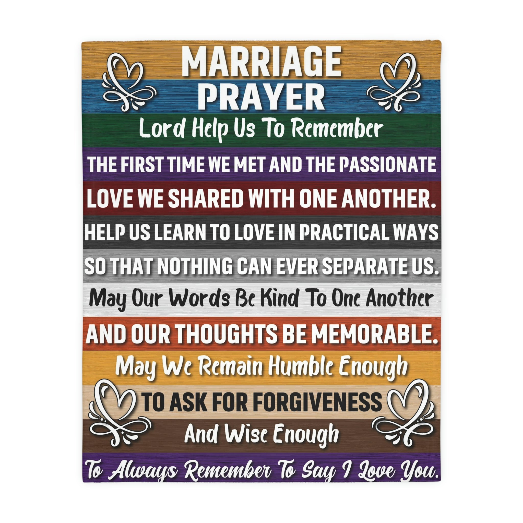 Marriage Prayer Blanket