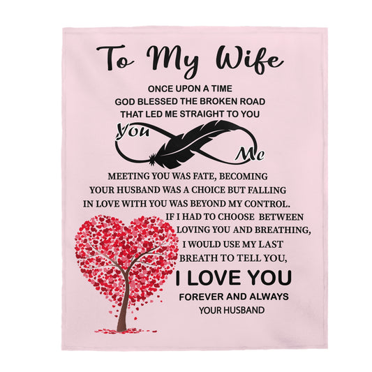 To My Wife Blanket