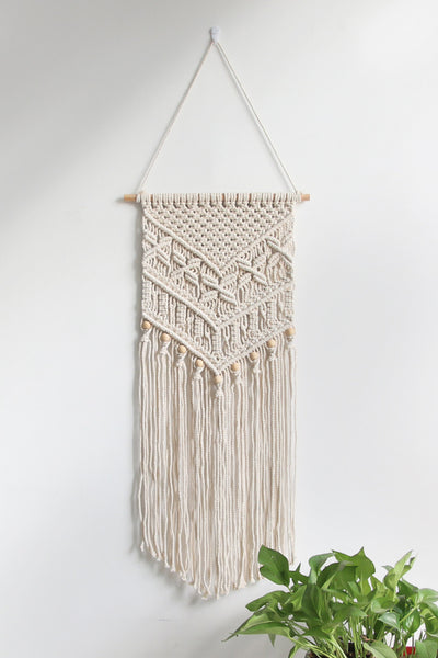 Macrame Fringe Wall Hanging