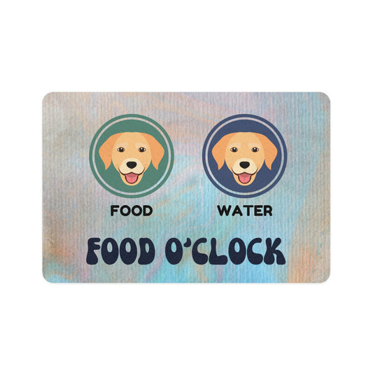 Food O'Clock Dog Food Mat