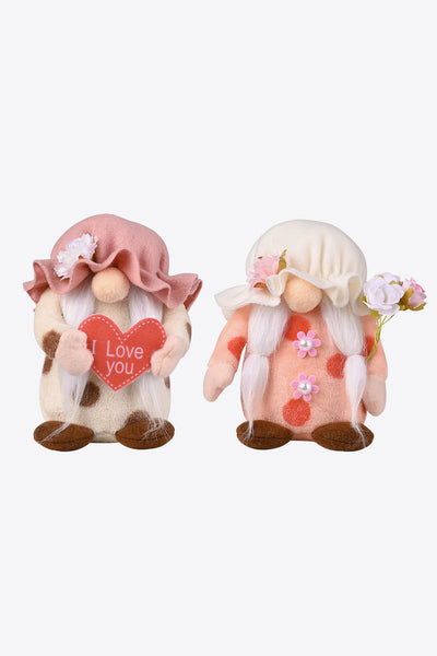 Mother's Day Flower Decor Short Leg Faceless Gnome