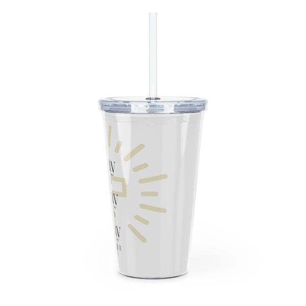 Pray On It Tumbler with Straw