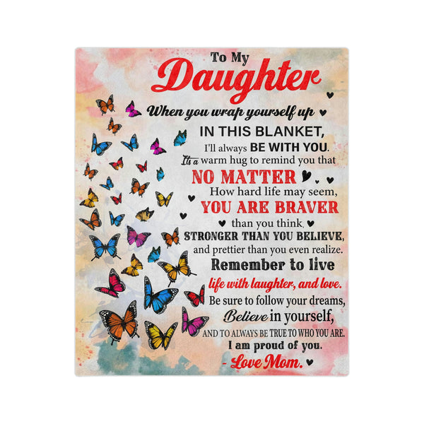 To My Daughter Blanket