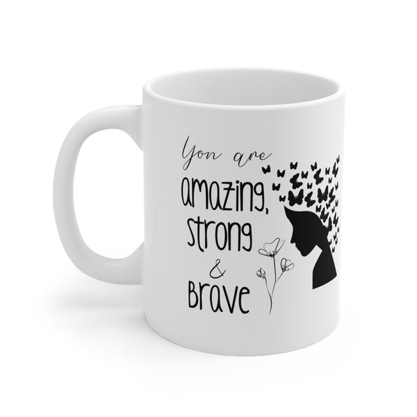 Amazing, Strong, & Brave Mug