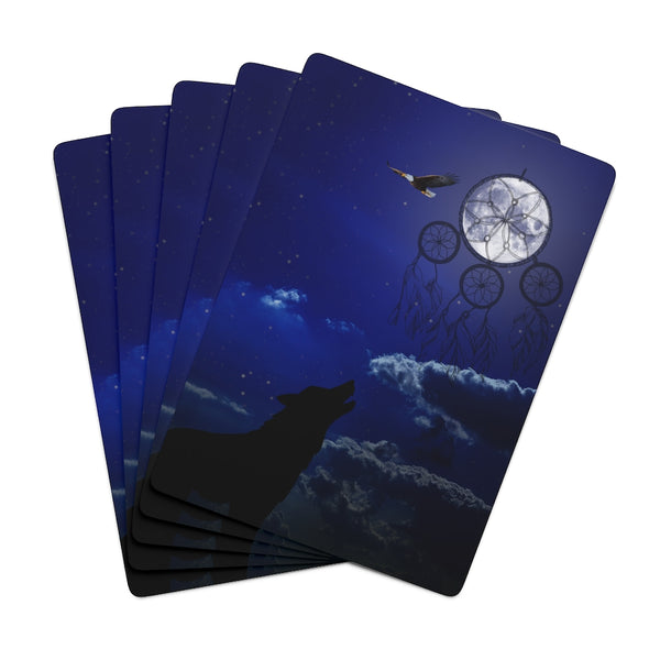 Tribal Wolf and Eagle Cards