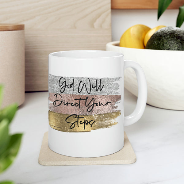 God Will Direct Your Steps Mug