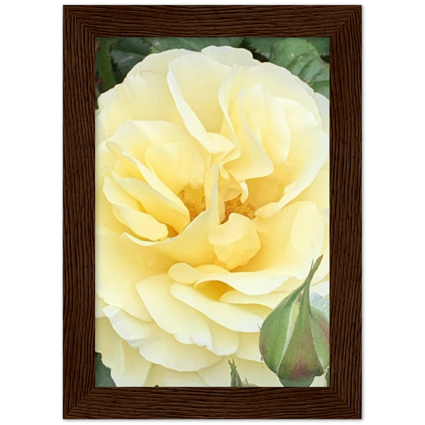 Classic Semi-Glossy Paper Wooden Framed Poster